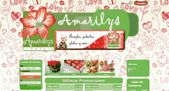 Desktop Screenshot of amarilysfloreria.com